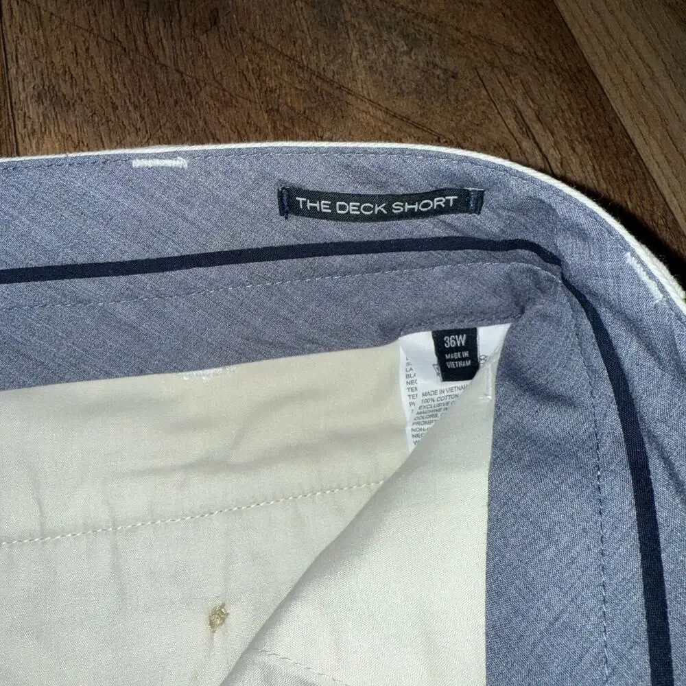 Nautica Shorts White 36W - Picture 3 of 5